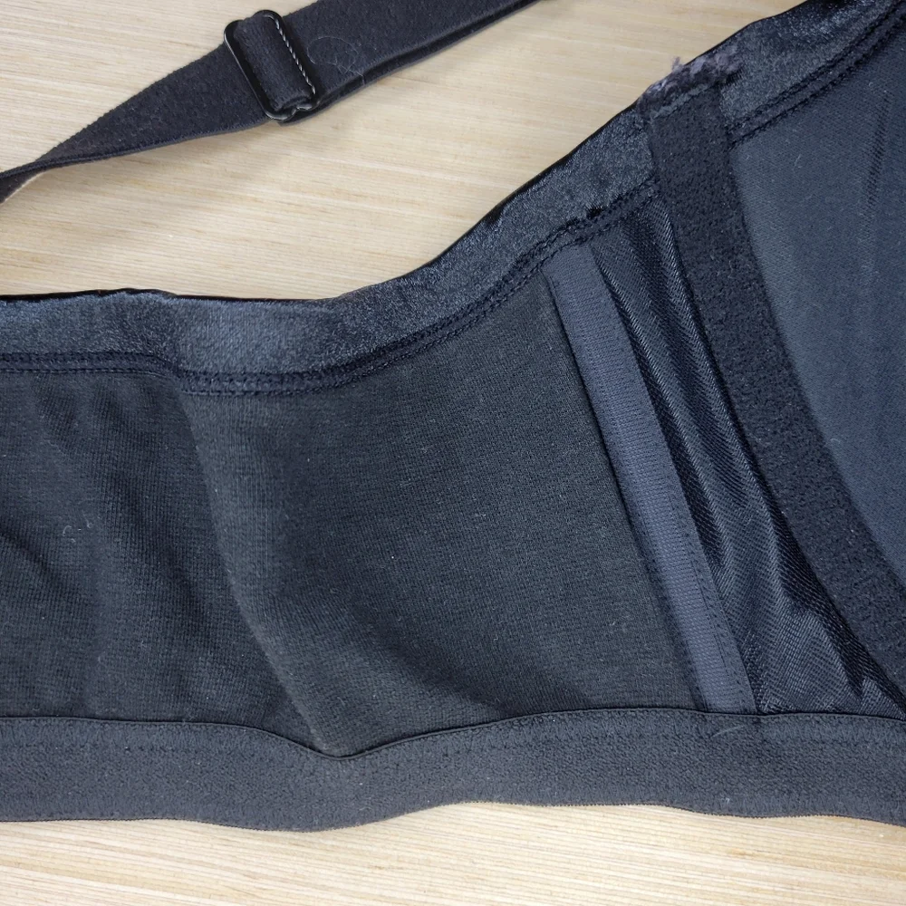 Cacique Lane Bryant Black Lightly Lined Full Coverage Bra - 44DD